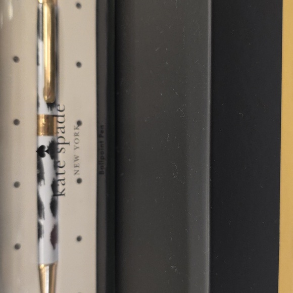 NIB: KATE SPADE MODERN LEOPARD PRINT BALL POINT PEN - Picture 2 of 6